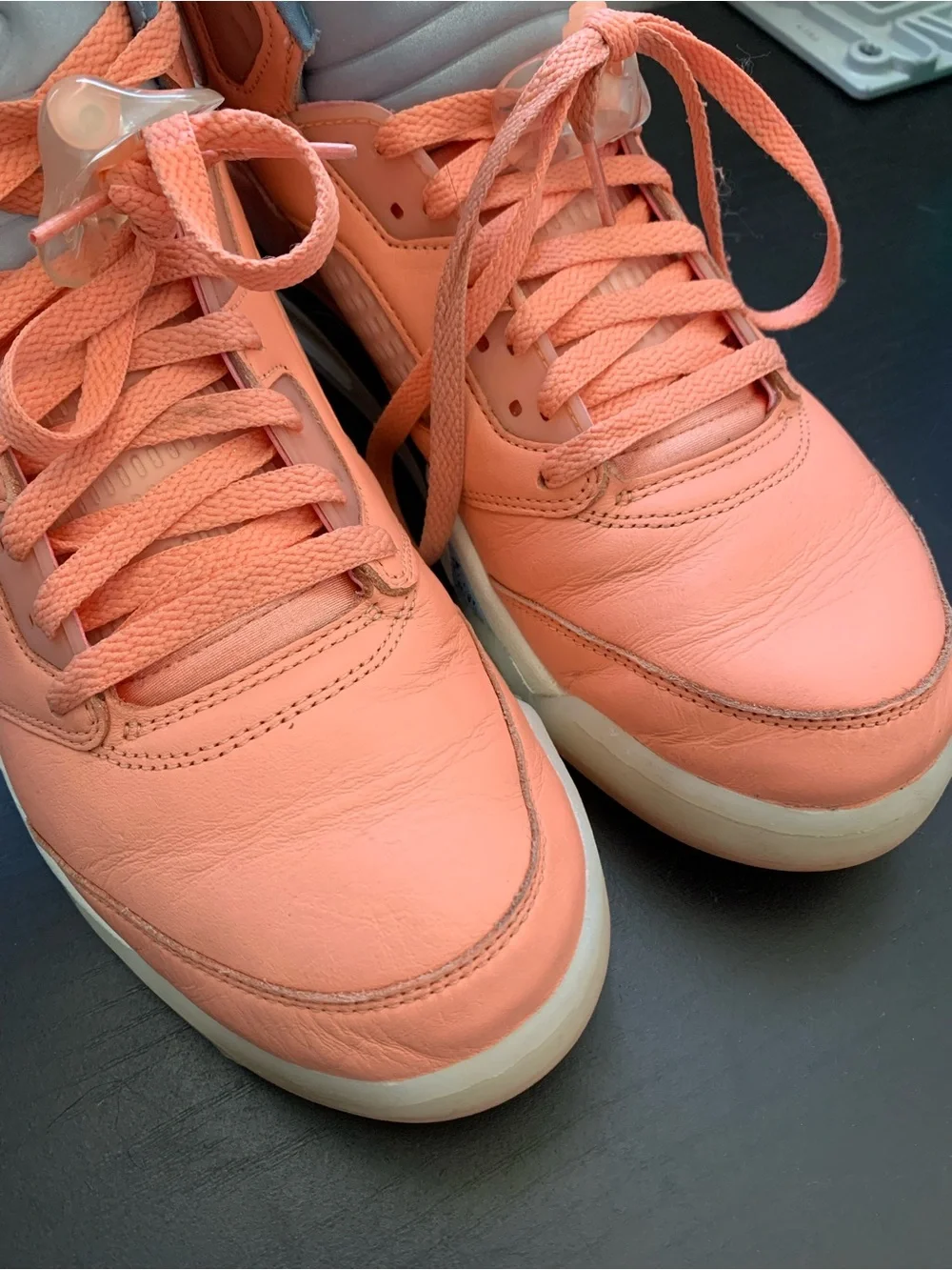 Jordan Men’s Athletic Shoe Box — Pastel Pink & Mint Graphics